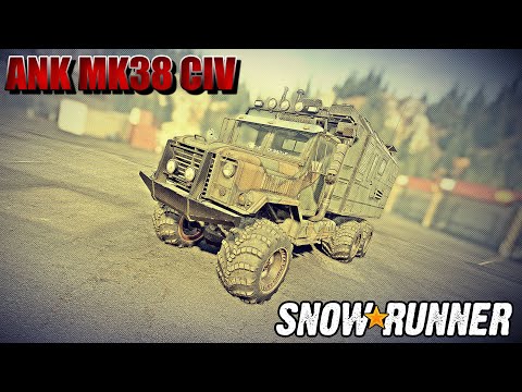 Видео: Snowrunner \ ANK MK38 CIV \ Тотальный обзор