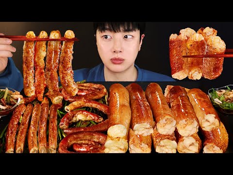 Видео: Хрустящий MUKBANG ASMR для тонкой и толстой кишки барбекю (с острой лапшой быстрого приготовления)🔥