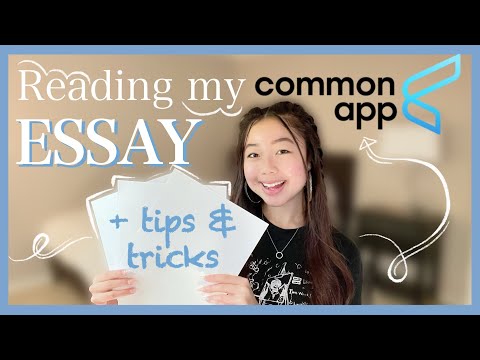Видео: Эссе по программе «Чтение Common App» принято в Колумбийский университет, Университет Южной Калиф...