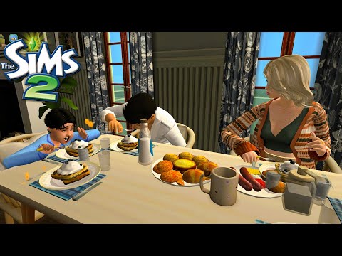 Видео: 🏡71👨‍👩‍👧‍👦Семейные выходные🌳Семейка Пэппер⛅Уютный Sims 2🧸