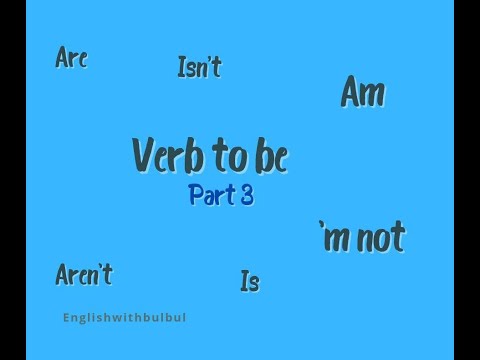 Видео: PRESENT SIMPLE. TO BE БОЛУ ЕТІСТІГІ. 3 – ші сабақ