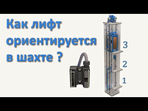 Видео: Как лифт ориентируется в шахте. Как знает, где замедлиться и где остановиться.