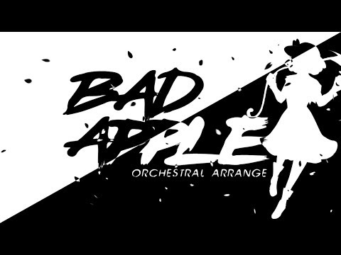 Видео: 【Touhou】 -Bad Apple!!- (Оркестровая аранжировка) feat. Un3h