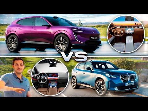 Видео: Фанатикам лучше не смотреть:) Новый BMW X3  vs  AVATR 07. Тест-драйв сравнение.