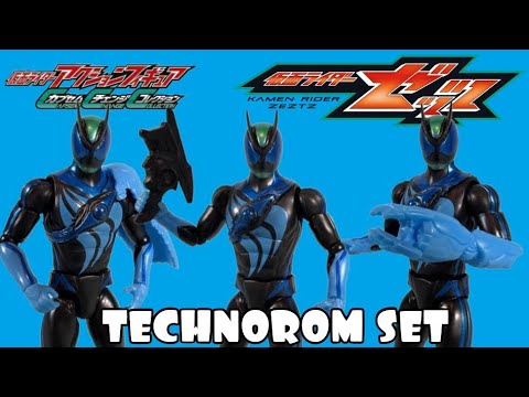 Видео: Обзор набора Kamen Rider Action Figure Capsem Change Collection Technorom — Kamen Rider Zeztz