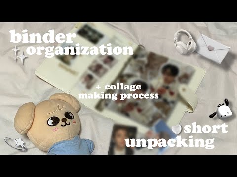 Видео: seungmin’s binder organization | новые карты | создание коллажика