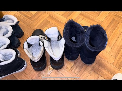 Видео: Уход за зимней обувью , убираю обувь на хранение и