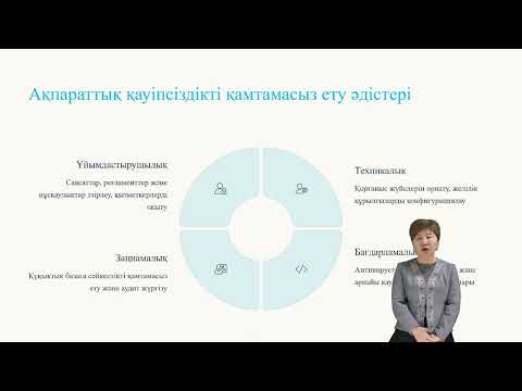 Видео: Киберқауіпсіздік: Заманауи ақпараттық жүйелерді қорғау негіздері.
