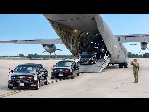 Видео: Как США перевозят самый безопасный в мире президентский кортеж