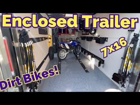 Видео: Тур по сборке закрытого прицепа для мотоцикла-внедорожника!