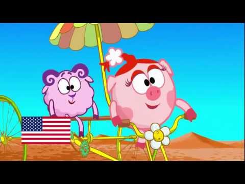 Видео: «Смешарики» на разных языках