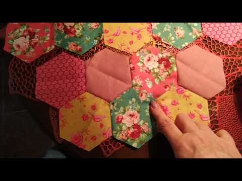 Видео: 46. Лоскутные шестигранники без шаблонов легко и быстро. Пэчворк. Квилтинг.