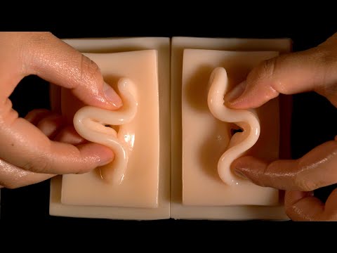 Видео: Сосредоточьтесь на мягких участках ушей! 👂 Массаж ушей | ASMR, acmp