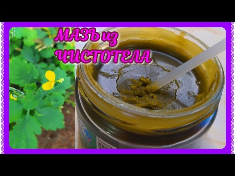 Видео: МАЗЬ из чистотела!Убирает БОРОДАВКИ,ПАПИЛЛОМЫ,ГРИБОК!