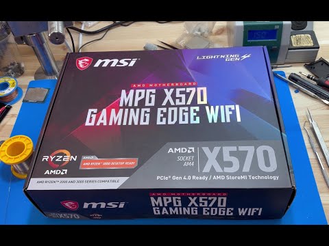 Видео: 🔥MSI MPG X570 GAMING EDGE WIFI с АВИТО🔥 Типовые проблемы MSI AM4🔥