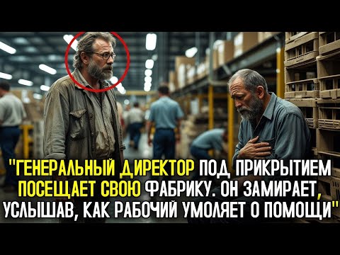 Видео: Генеральный Директор Под Прикрытием Посещает Фабрику  Замирает, Услышав, Как Рабочий Просит О По