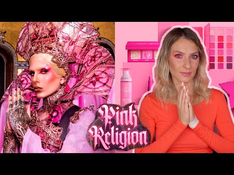 Видео: PINK RELIGION JEFFREE STAR: палетка, хайлайтеры SACRED GLASS, помады, бальзамы