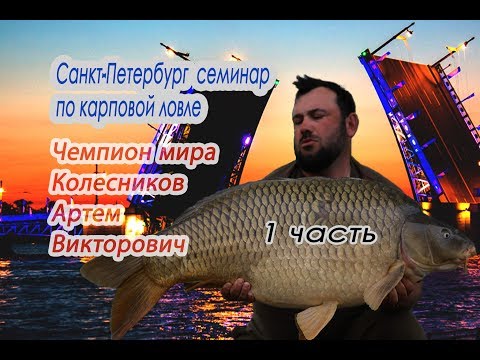 Видео: Семинар по карповой ловле  в Санкт-Петербурге от  чемпиона мира. 1 серия