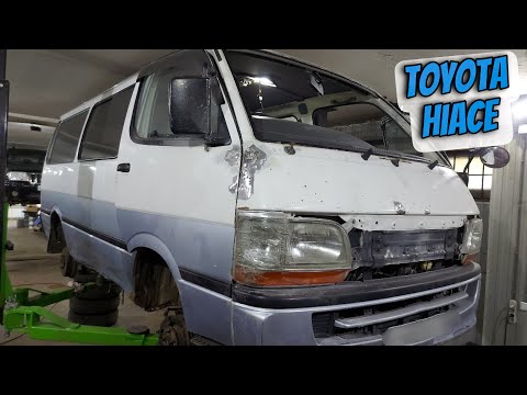 Видео: Какую машину никогда не надо покупать! Приступил к ремонту Toyota Hiace с фермы.