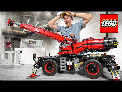 Видео: Я Сделал ОГРОМНЫЙ КРАН из LEGO | Мой Самый Большой Набор