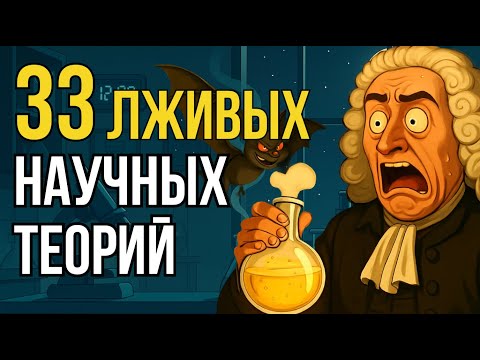 Видео: 33 лживые теории, в которые всерьез верили ученые