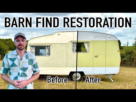 Видео: Сохранение найденного в амбаре каравана — реставрация моего единственного автомобиля Sprite Muske...