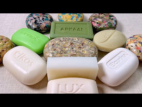 Видео: ASMR soap cutting Relaxing sounds Резка мыла АСМР #асмр