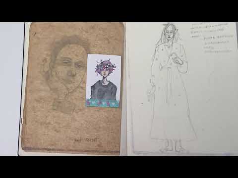 Видео: Совершенно не интересный обзор скетчбука, но зато тут есть фото моей кошки