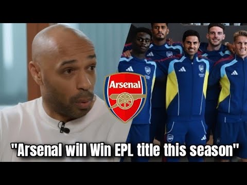 Видео: 🔴Тьерри Анри заявил, что «Арсенал» прекратит 20-летнюю засуху без титулов в сезоне 2025/26! 👑🔥
