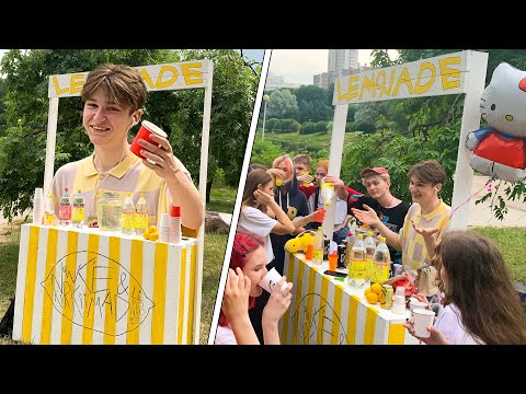 Видео: Я Сделал Лимонадную Лавку как Американский Подросток за $25