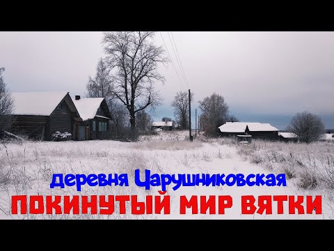 Видео: Старинная заброшенная деревня Чарушниковская. Кировская область.  Покинутый мир Вятки.