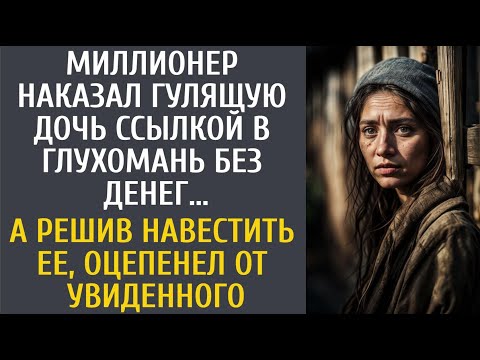Видео: Миллионер наказал гулящую дочь ссылкой в глухомань без денег… А решив навестить ее, оцепенел увидев…