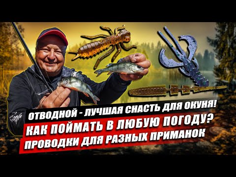 Видео: Отводной поводок — лучшая снасть на окуня? Где стоит рыба осенью, какие приманки хорошо работают?