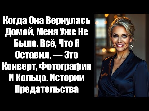 Видео: Когда Она Вернулась Домой, Меня Уже Не Было. Всё, Что Я Оставил, — Это Конверт, Фотография И Кольцо.