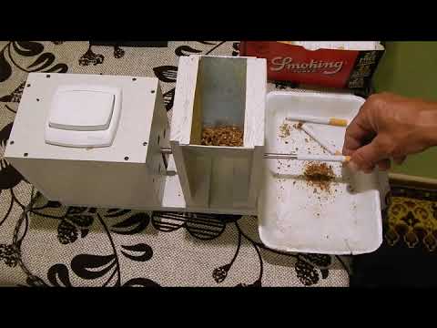Видео: Самодельная машинка для набивки сигаретных гильз