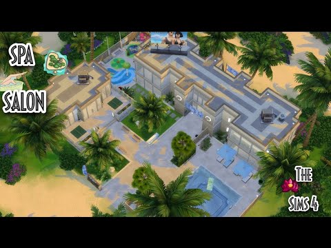 Видео: 🍹Спа в Сулани🐬│Spa Sulani│Строительство в Симс 4👷‍♀️[SpeedBuild] [NO CC] [The Sims 4]🎮