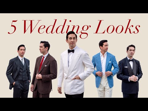 Видео: 5 нарядов жениха на основе 5 идей места проведения свадьбы — Вдохновение для свадебного образа же...