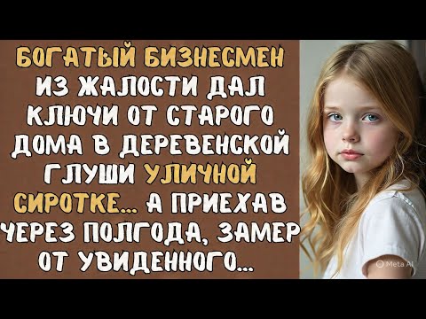 Видео: БОГАЧ из жалости дал ключи от старого дома в деревенской глуши уличной СИРОТКЕ… А приехав через...