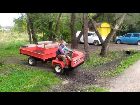 Видео: Мини самосвал повышенной проходимости Kawashima GX-14 4 WD