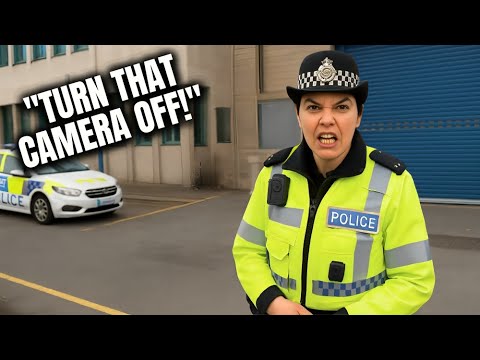 Видео: Британский полицейский утверждает, что снимал незаконно… Аудитор УНИЧТОЖАЕТ его с помощью закона!