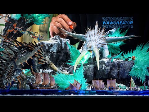 Видео: Как сделать диораму Bewilderbeast в битве за защиту Королевства Драконов