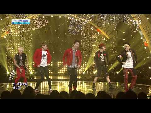 Видео: SHINee [Why So Serious] @SBS Inkigayo Популярная песня 20130526