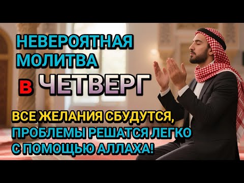 Видео: НЕВЕРОЯТНАЯ МОЛИТВА в ЧЕТВЕРГ в ЖУМАДА АЛЬ УЛА! ВСЕ ЖЕЛАНИЯ СБУДУТСЯ И ПРОБЛЕМЫ ИСЧЕЗНУТ!!