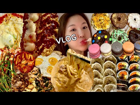 Видео: Подзаголовок) Один прием пищи в деньㅣMukbang VLOGㅣПерееданиеㅣ23: 1 прерывистое голодание ДИЕТА