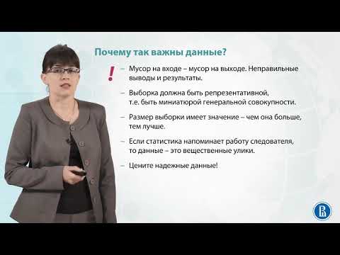 Видео: 3.1  Понятие выборки и генеральной совокупности.