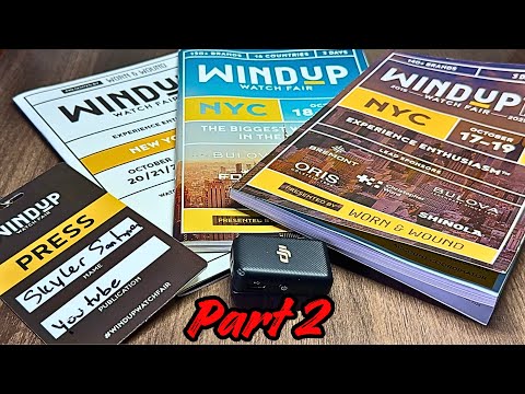 Видео: Выставка часов Windup Watch Fair в Нью-Йорке 2025, часть 2