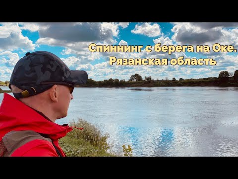 Видео: Рыбалка на Оке с берега в Рязанской области. Жерех.