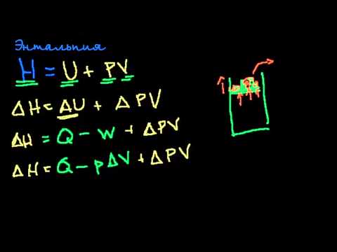 Видео: Энтальпия