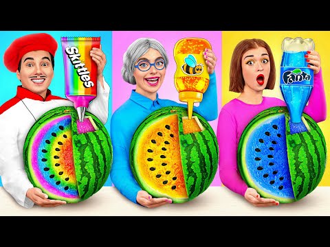 Видео: Кулинарный Челлендж: Я против Бабушки | Безумная Кулинарная Битва от Mega DO Challenge