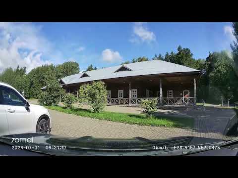 Видео: Driving in Pushkinogorye urban locality: Пушкинские Горы - Петровское - Бугрово 31/07/2024 (4x)